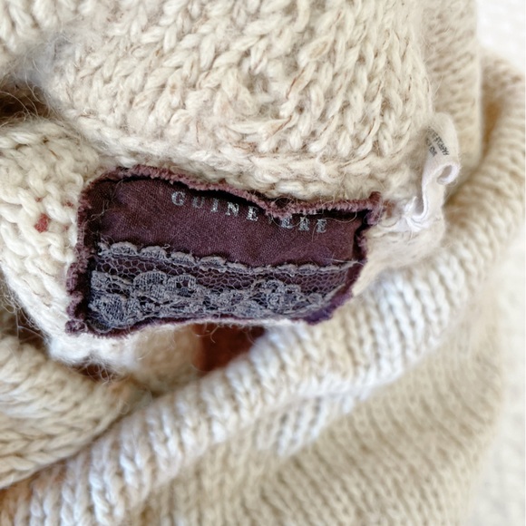 Guinevere women’s cable knit cowl neck sweater EUC - Picture 6 of 6